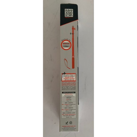 XSories Big U-Shot Telescopic Pole for Action/Compact Cameras-Gopro Tripod Black - Picture 5 of 7